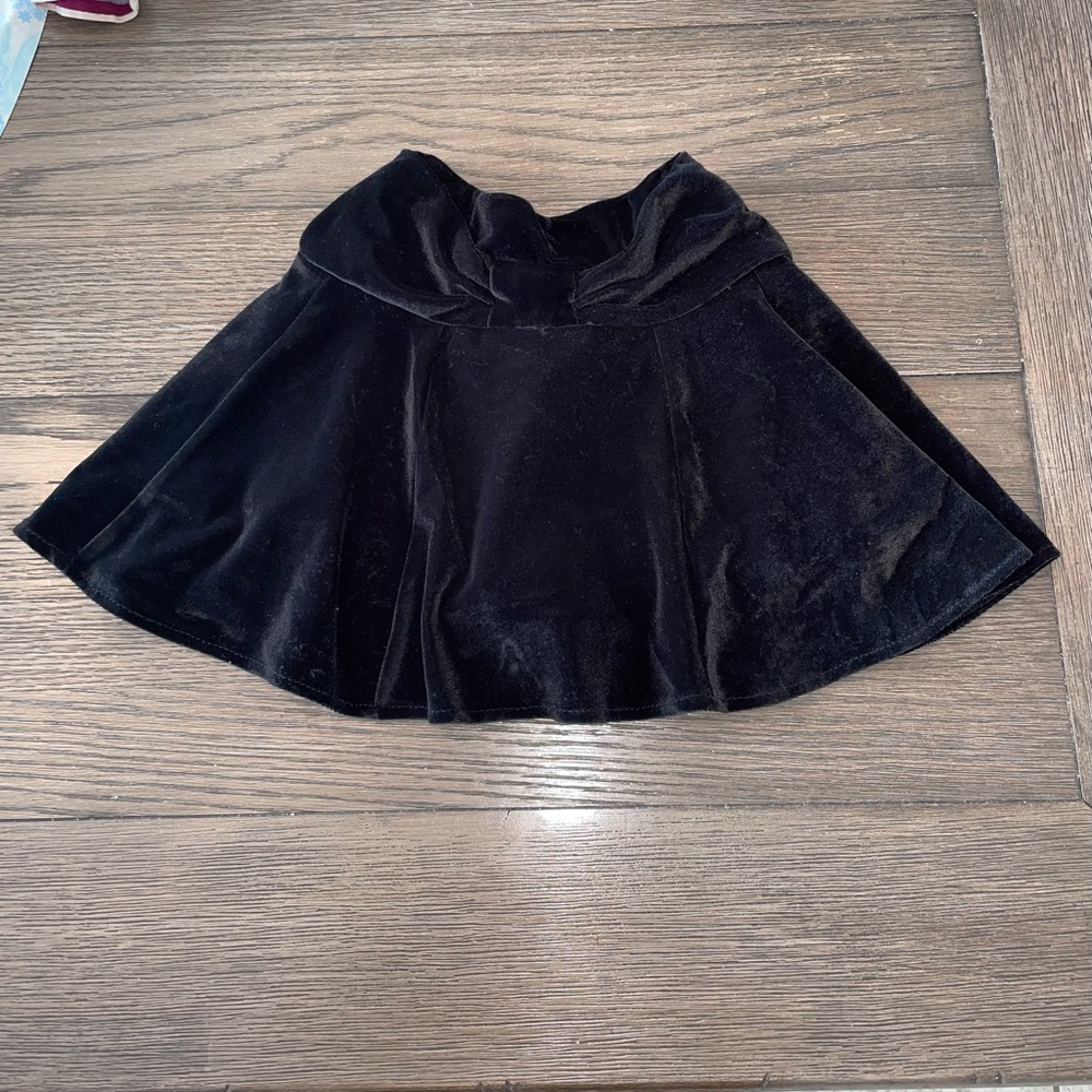 NWT Zara Girl Velvet Skirt Size 6